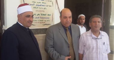 سكرتير مساعد محافظة جنوب سيناء يفتتح مسجد الصحابة بحى بدر 
