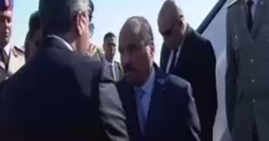 الرئيس الموريتانى يصل مطار شرم الشيخ للمشاركة فى منتدى شباب العالم