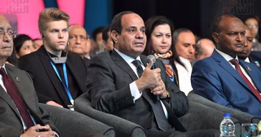 بالصور.. الرئيس السيسى: منتدى شباب العالم فرصة للضيوف للتعرف على مصر وشعبها