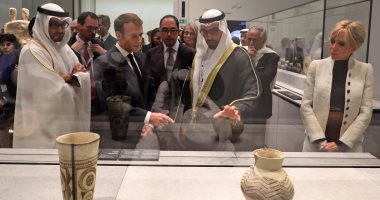 محمد بن زايد ينشر فيديو لجولات قادة الدول فى متحف اللوفر بأبو ظبى 
