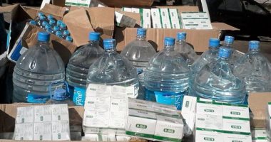 ضبط 13 ألف كيس "كركديه" و 500 زجاجة مياه معدنية منتهية الصلاحية ببورسعيد