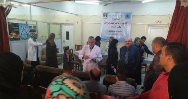 "طب المنصورة" تنظم حملة للتوعية بـ"فيروس سى" والكشف على 306 أشخاص