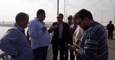 توصيات أمنية لمدير أمن الموانئ لافتتاح كوبرى قناة الاتصال ببورسعيد..صور