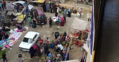استغاثة من انتشار الباعة الجائلين فى منطقة أم بيومى بشبرا الخيمة