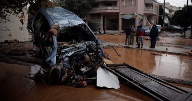 إعلان 6 أشخاص فى عداد المفقودين إثر فيضانات اليونان