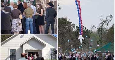 الآلاف يشيعون  جثامين ضحايا  كنيسة تكساس
