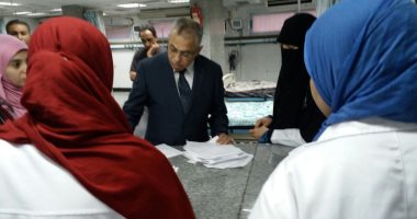 نائب رئيس جامعة الأزهر يزور مستشفى الزهراء الجامعى لمتابعة الخدمة الطبية