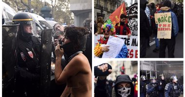 أعمال عنف فى باريس احتجاجا على قانون العمل الجديد