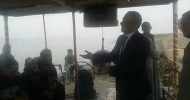 رئيس مدينة أبوقرقاص بالمنيا يتفقد معديات بمرسى بنى حسن