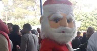 بالصور .. بابا نويل يظهر فى انتخابات نادى الشمس 