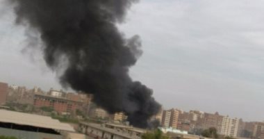 حريق هائل بمحل أقطان بجوار مديرية الأمن بالشرقية