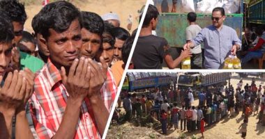 اللاجئون الروهينجا فى بنجلادش يحتفلون بعيد الاضحى بعد سنة على أزمة بورما