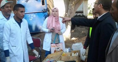 جامعة السادات تنظم قافلة طبية بيطرية إلى قرية صنصفط