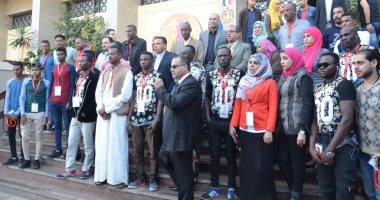  السكرتير العام للإسماعيلية يستقبل وفد الشباب السوداني (فيديو)
