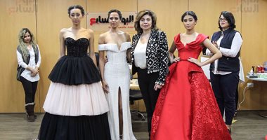 صور.. المصممة اللبنانية ريما بحصيلى تقدم عرض أزياء من "اليوم السابع" 