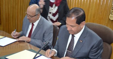 ​محافظ الغربية يشهد توقيع بروتوكول بين "هندسة طنطا" وشركة استثمارية 