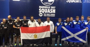 مصر تهزم اسكتلندا وتصعد لنصف نهائى بطولة العالم للإسكواش