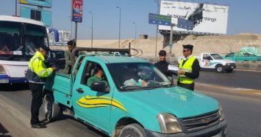 ضبط 45 هاربا من تنفيذ أحكام وتحرير 105 مخالفات مرورية بشمال سيناء