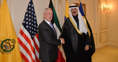 صور.. وزير الدفاع الكويتى يبحث مع نظيره الأمريكى العلاقات الثنائية