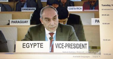مندوب مصر الدائم بجنيف يلقى كلمة فى مجلس حقوق الإنسان حول "الروهينجا"
