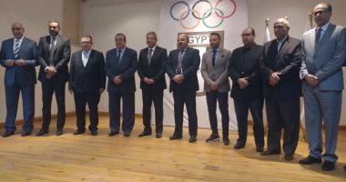 وزير الرياضة يجتمع برؤساء الاتحادات الأوليمبية بحضور حازم إمام.. صور 