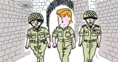 كاريكاتير إسرائيلى: ترامب أفضل لإسرائيل من موشيه ديان