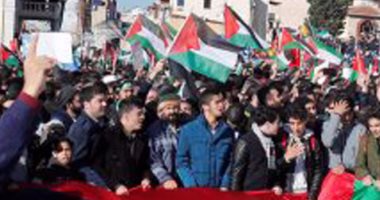 مسيرة لاتحاد الجاليات العربية بألمانيا للتنديد بالقرار الأمريكى حول القدس