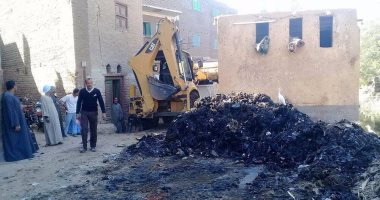 رفع 35 طن مخلفات القمامة بالقناطر الخيرية بالقليوبية 