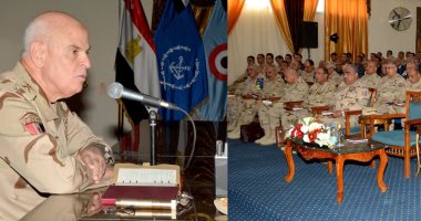  رئيس الأركان يلتقى دارسى المعاهد التعليمية للقوات المسلحة 