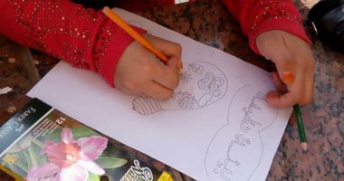 صور.. مسابقات فنية لطلبة كلية التربية بالمنوفية