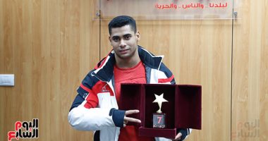 محمد إيهاب: أنا أفضل لاعب ألعاب فردية فى مصر