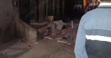 انهيار جزئى بمنزل فى إحدى قرى مركز المراغة بسوهاج دون إصابات 