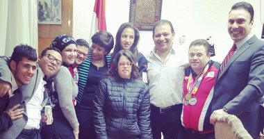 رئيس التليفزيون مجدى لاشين يكرم أبطال مصر لذوى الاحتياجات الخاصة