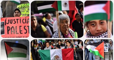   احتجاجات حاشدة بالمكسيك ضد قرار نقل سفارة أمريكا إلى القدس