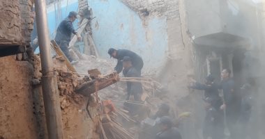 نقل شخصين للمستشفى نتيجة انهيار سقف منزل قديم بطنطا