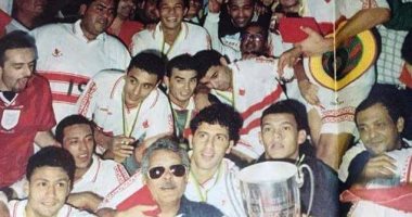 شاهد.. فرحة لاعبى الزمالك بالتتويج بالكئوس الأفريقية عام 2000