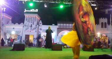 صور.. التنورة والفنون الشعبية بمهرجان الشيخ زايد التراثى بالإمارات