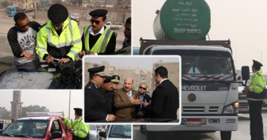 حملات مكبرة بشوارع القاهرة لضبط الأداء الأمنى وتنظيم حركة المرور