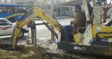 استجابة لـ"اليوم السابع".. حل مشكلة الصرف الصحى على مياه شاطئ أبو قير