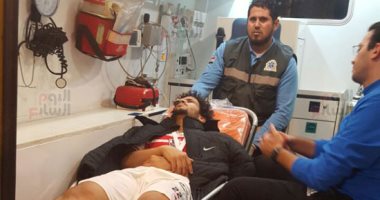 نقل عبد الله جمعة للمستشفى.. واشتباه فى إصابته بخلع كتفه