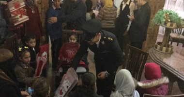 وزارة الداخلية تحتفل بالأطفال المعاقيين بنادى الشرطة فى مطروح