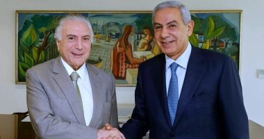 رئيس جمهورية البرازيل يستقبل وزير التجارة والصناعة ويتسلم رسالة الرئيس السيسي