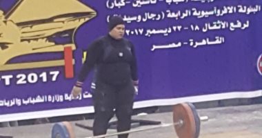 شيماء خلف تخوض منافسات وزن+87 فى بطولتى العرب و التضامن لرفع الأثقال 