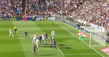 فيديو.. الحكم يلغى هدف كريستيانو رونالدو أمام برشلونة فى الكلاسيكو