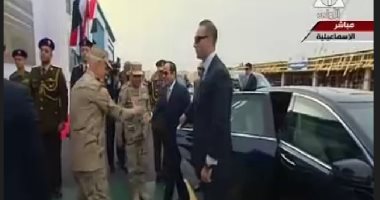 الرئيس السيسي يصل الإسماعيلية لافتتاح عدد من المشروعات بمدن القناة