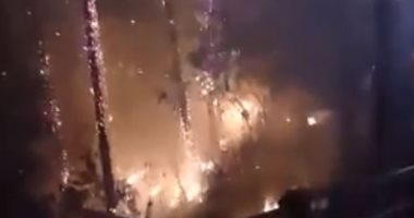 النيابة العامة تعاين حريق 7 محلات وشقتين بجوار  مديرية أمن الشرقية