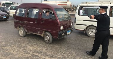 ضبط سائق يتعاطى المخدرات خلال حملة مرورية بكمين أبو الريش فى أسوان