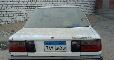 قارئ يبلغ عن سيارة مهملة لفترة طويلة بشارع الترولى فى مدينة السلام