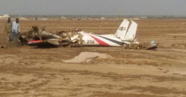 ننشر صور الطائرة العسكرية السودانية المنكوبة