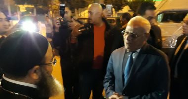 فيديو وصور.. محافظ بورسعيد يتفقد الحالة الأمنية بمحيط الكنائس